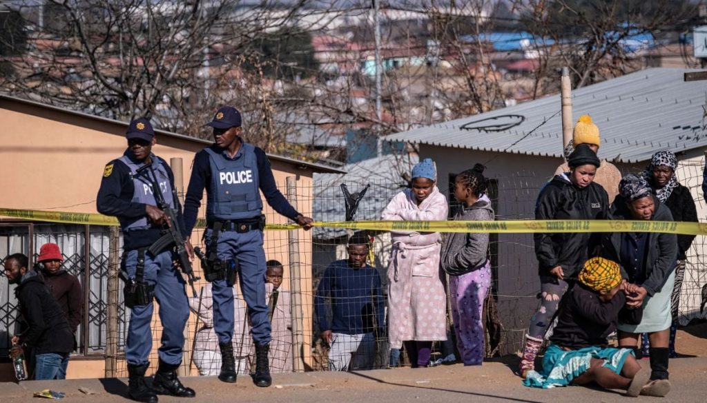 At least 11 killed in South Africa mass shooting
