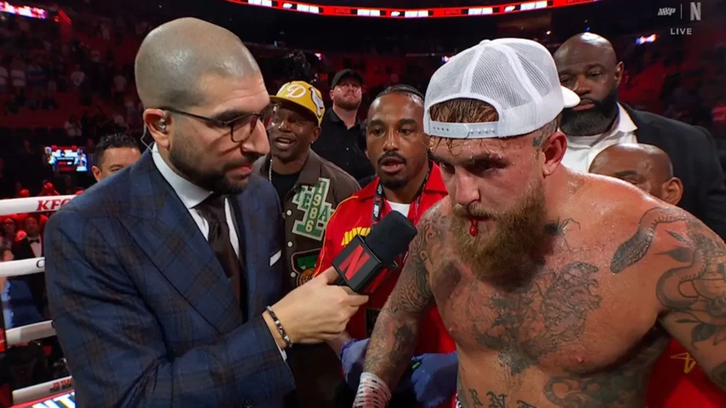 Paul’s jaw broken twice by Joshua during defeat