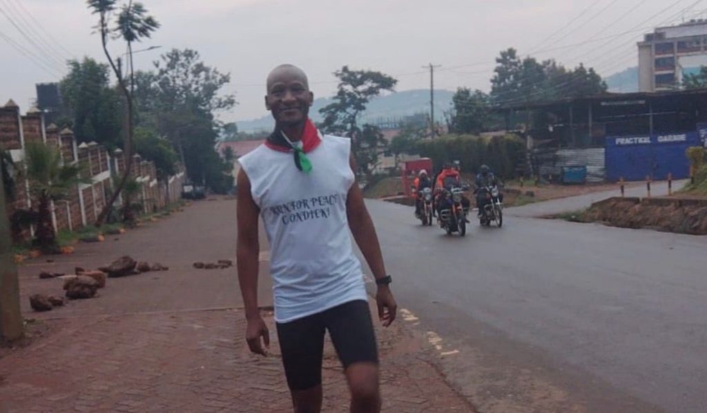 After a 314 km run, Kisii UDA youth Caleb Ondieki yet to meet Ruto