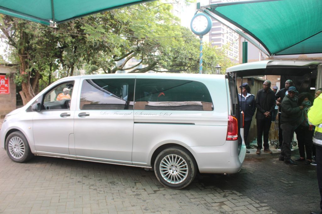Jirongo body moved to Lee Funeral in Nairobi after his death in Naivasha