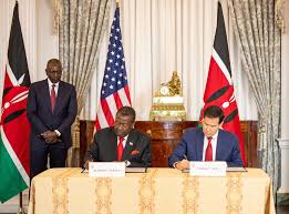 Kenya, U.S. sign healthcare cooperation framework in Washington Kenya, U.S. sign healthcare cooperation framework in Washington