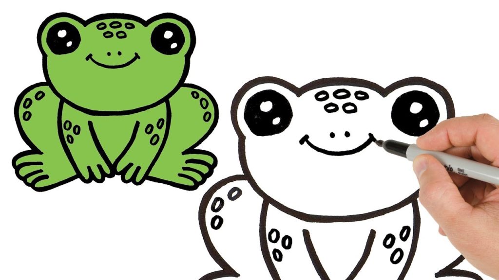 How To Draw A Frog For Kids How To Draw A Frog For Kids