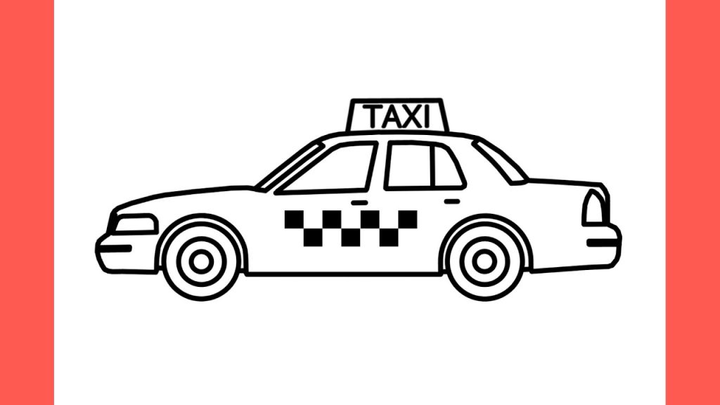How To Draw A Taxi How To Draw A Taxi