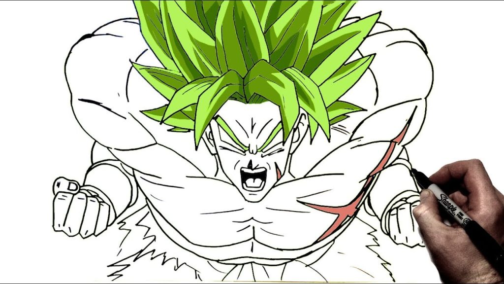 How To Draw Broly