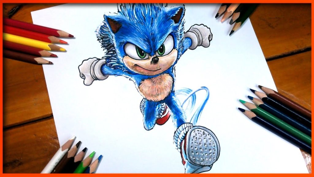 How To Draw Sonic The Hedgehog