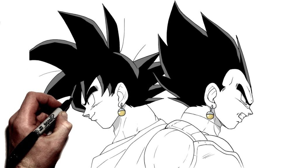 How To Draw Vegeta And Goku