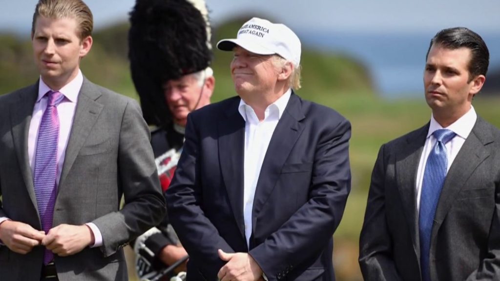 Trump and his sons sue IRS and US Treasury over leaked tax information