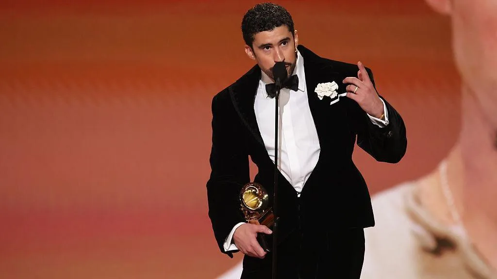 Bad Bunny says ‘ICE out’ in Grammy Awards speech