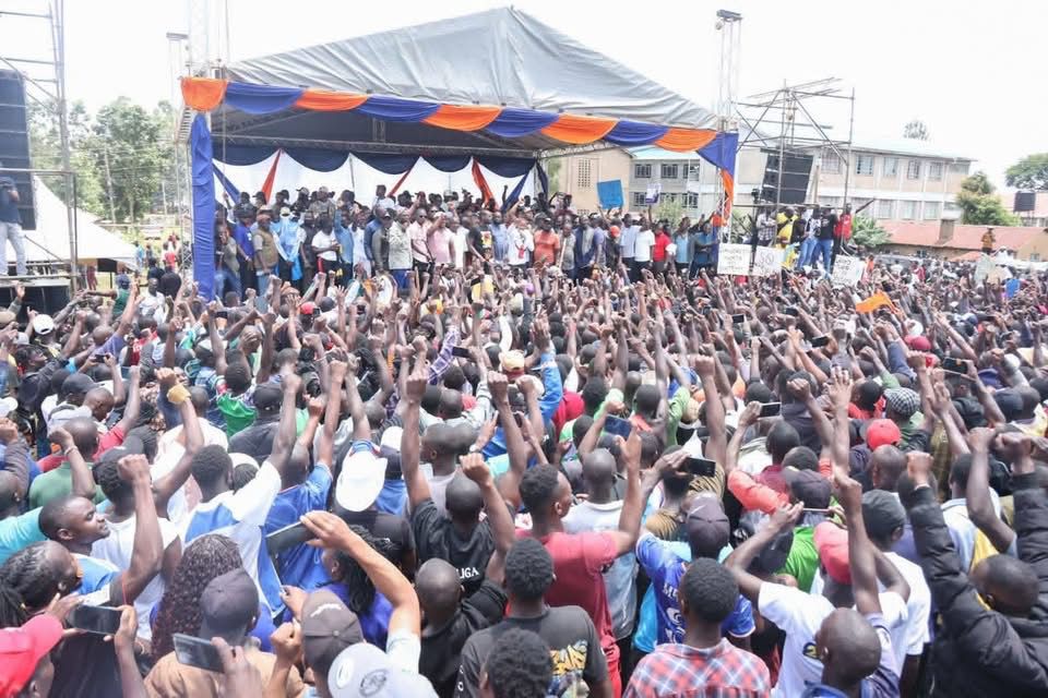 Sifuna-led ODM team rallies supporters in Kakamega, vow to soldier on