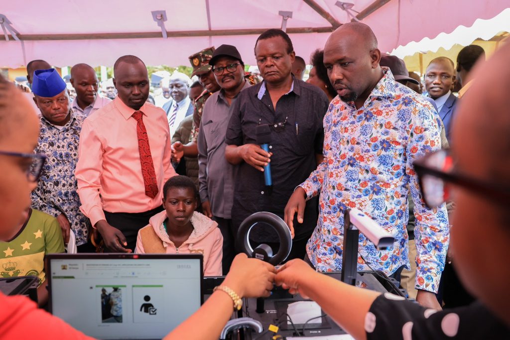 Murkomen launches mobile ID registration drive in West Pokot Murkomen launches mobile ID registration drive in West Pokot