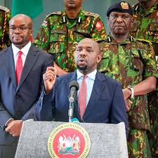 Rogue police, civilians under probe over teargas misuse, Murkomen says Rogue police, civilians under probe over teargas misuse, Murkomen says