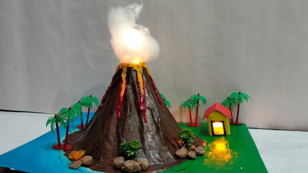 How to Make a Model Volcano Erupt