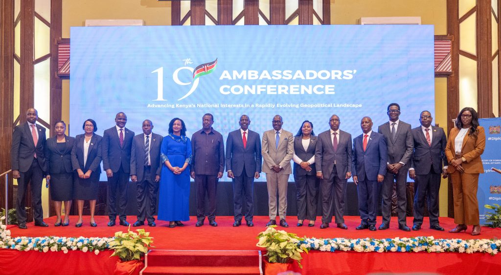 Ruto tells Kenyan diplomats to position the country as a premium investment destination