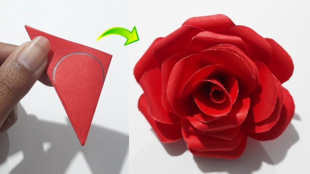 How to Make Rose Using Paper How to Make Rose Using Paper