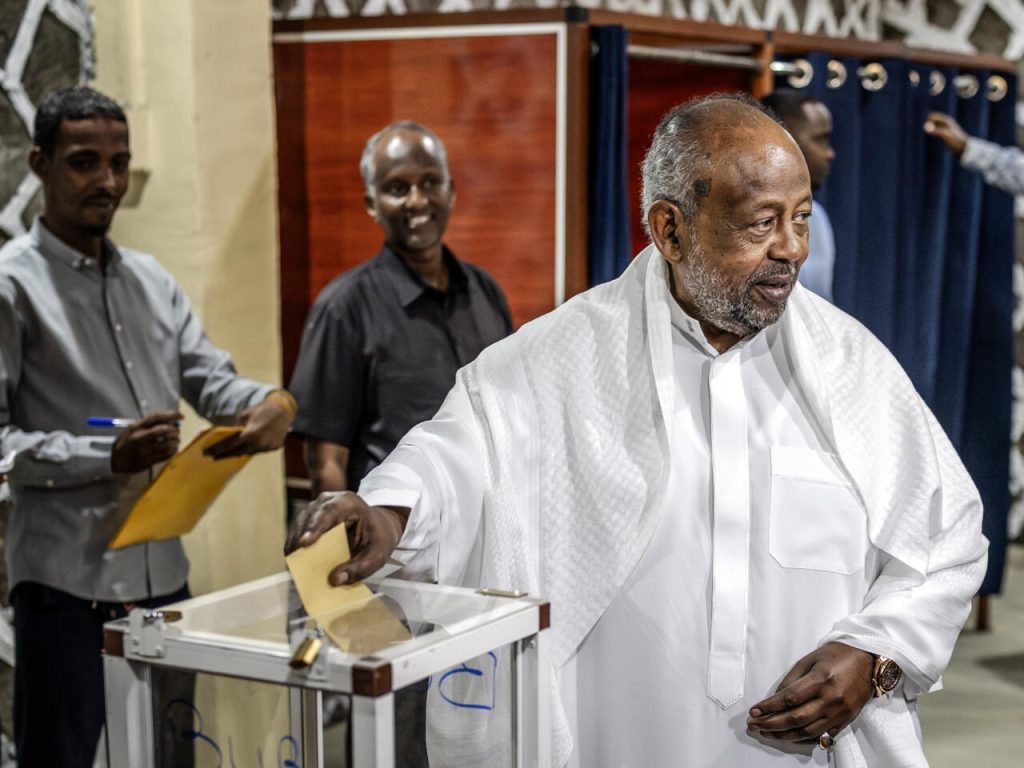 Djibouti’s president wins unprecedented sixth term with 97.8% of vote