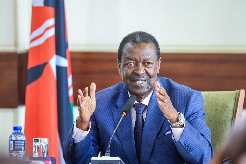 Mudavadi warns of ‘privatisation of peace’ amid rising security threats
