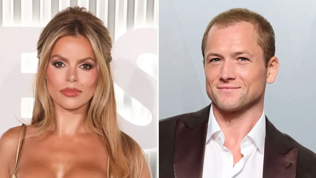 Brooks Nader and Taron Egerton