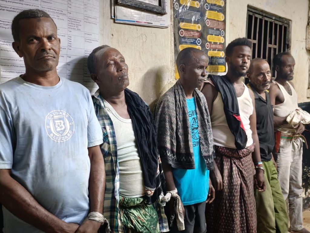 KWS personnel recover giraffe meat, AK47 rifle in ambush on poachers in Garissa