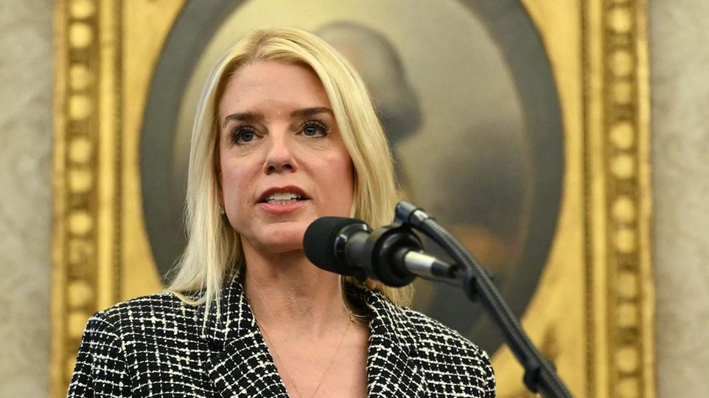 Pam Bondi, who oversaw Justice Department upheaval, is out as his attorney general
