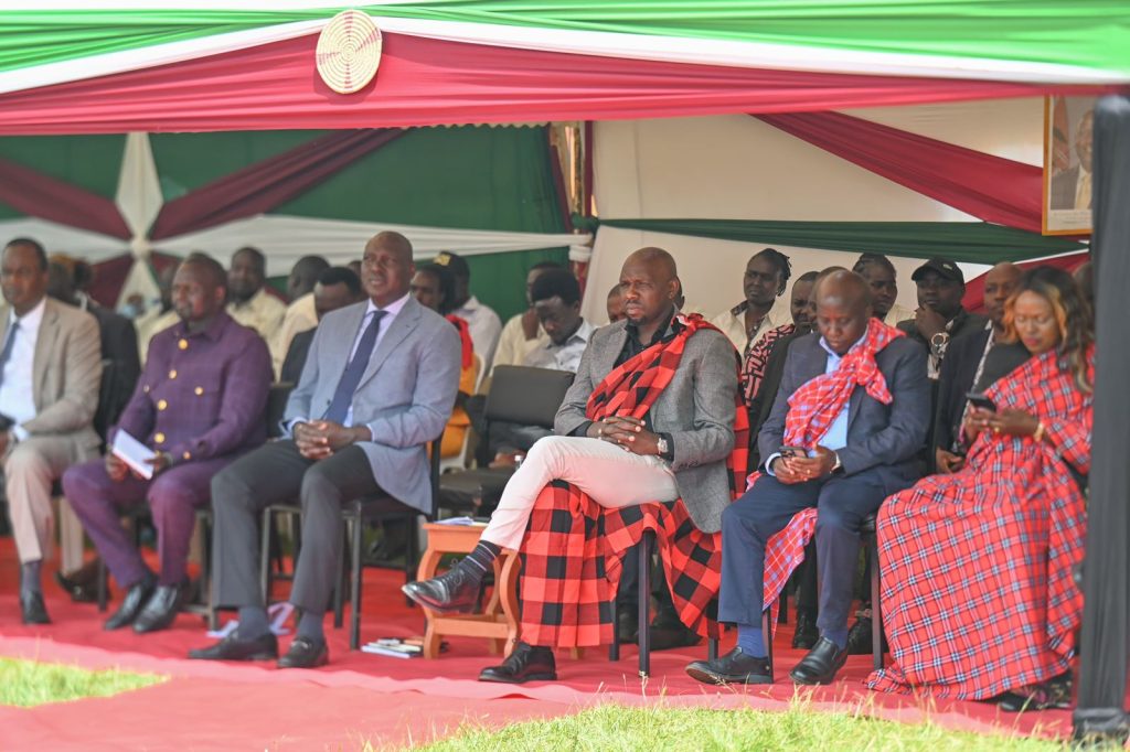 Interior CS Kipchumba Murkomen with businessman Kimutai Sirma. Murkomen has emphasized the need for positive role models in shaping Kenya's future generations.