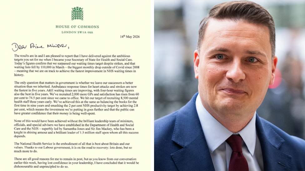 Four key excerpts from Streeting’s resignation letter