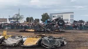 Three dead after monster truck crashes into crowd Three dead after monster truck crashes into crowd