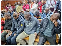 19 suspects in court in Sh14 billion Sacco fraud The suspects, comprising former and current officials of the Sacco, include Christopher Kahuno, Samuel Ndungu, John Kimani, James Kamau, Patrick Kimando, Francis Kamau, Benson Mwangi, Paul Wathika, Geoffrey Kamau, Duncan Chege, Francis Wachiuru, George Mwihia, Daniel Lee, Joseph Gachunga, Boniface Muthama, Rosemary Njeri, Edward Duncan, Lucy Njambi, and James Mutaiga.