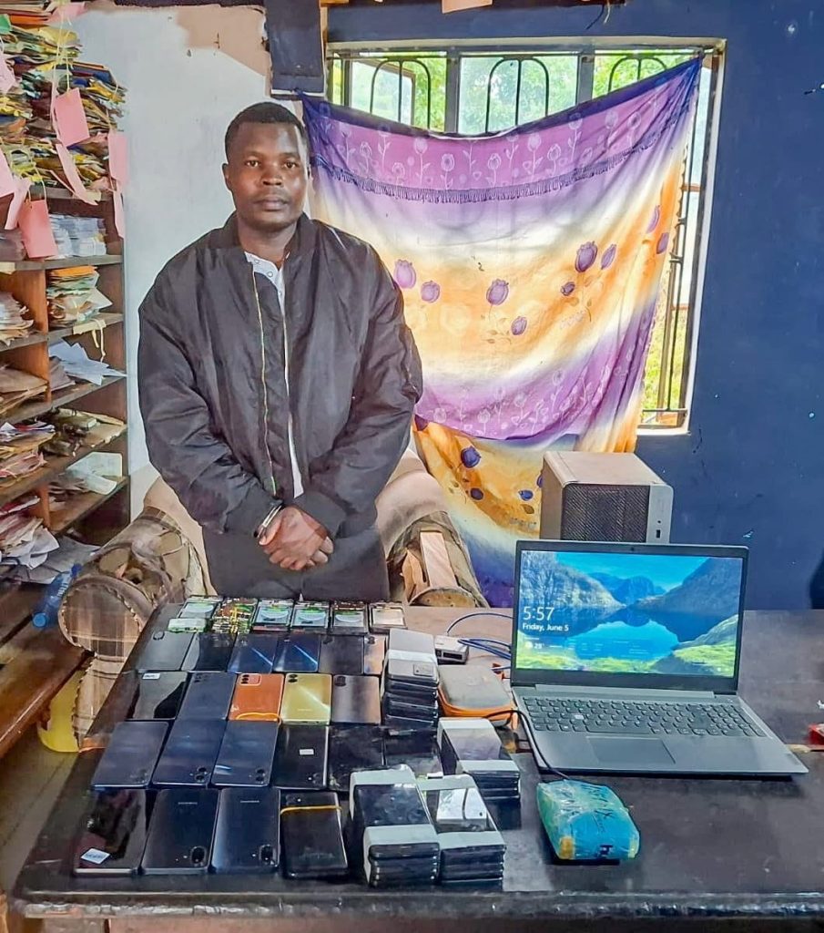 Police Arrest Two in Bungoma Over Alleged Phone Theft and Cybercrime Syndicate Police Arrest Two in Bungoma Over Alleged Phone Theft and Cybercrime Syndicate