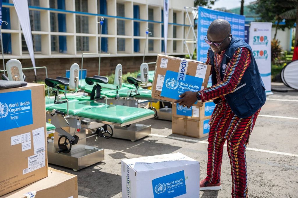 WHO Donates Sh43 Million Medical Equipment to Boost Maternal and Women’s Healthcare
