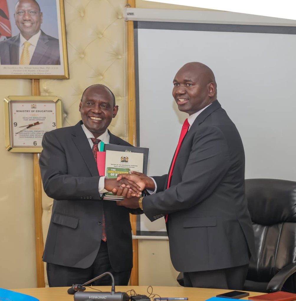 PS Bitok Hands Over Basic Education Docket to Ololtuaa After Govt Reshuffle PS Bitok Hands Over Basic Education Docket to Ololtuaa After Govt Reshuffle