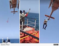 ‘Please send help’: Ship’s distress call after bei
