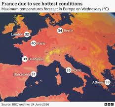 Power outages hit France as record heatwave set to peak Power outages hit France as record heatwave set to peak