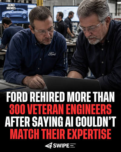 Ford rehires human engineers after AI fails to match quality checks