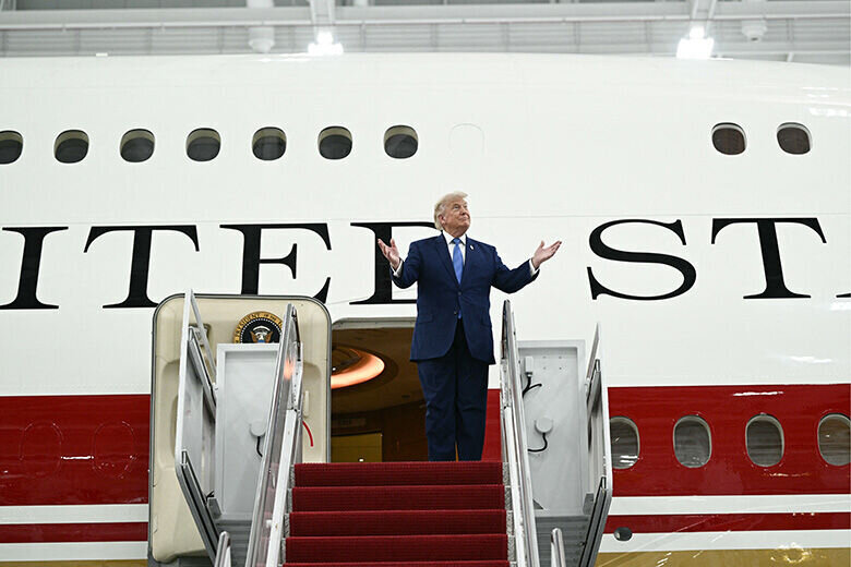Trump says Qatari-gifted Air Force One will be ‘maxed out,’ appearing to confirm security issues Trump says Qatari-gifted Air Force One will be ‘maxed out,’ appearing to confirm security issues
