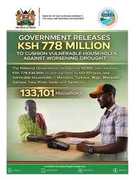 Government disburses Sh1.8 billion to 133,484 vulnerable households under hunger safety net programme Government disburses Sh1.8 billion to 133,484 vulnerable households under hunger safety net programme