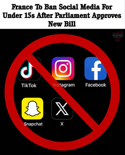 France passes law banning under-15s from social media France passes law banning under-15s from social media