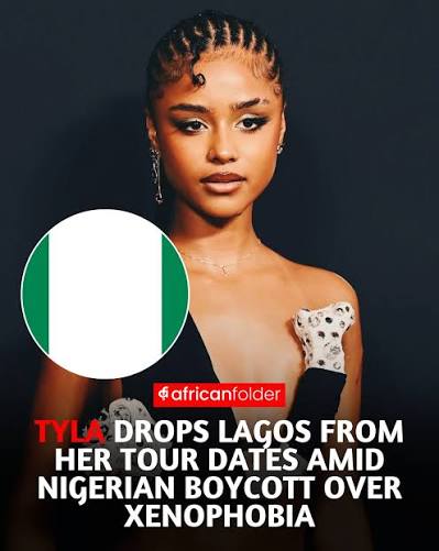 Nigeria removed from South African pop star Tyla’s upcoming world tour Nigeria removed from South African pop star Tyla's upcoming world tour