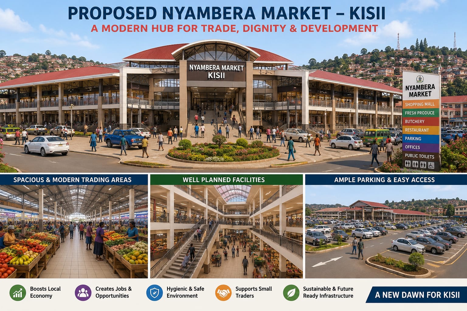 Hawker menace: Why the Sh700m Nyambera Market could be Kisii County’s hope for order - Kahawatungu