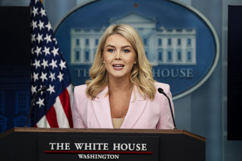 Who could replace Karoline Leavitt as White House press secretary?