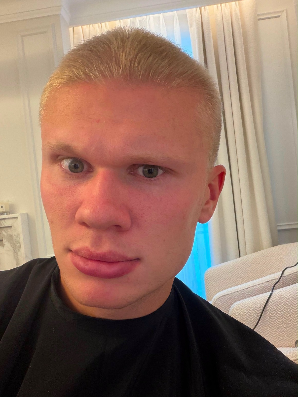 Erling Haaland Unveils New Short Hairstyle