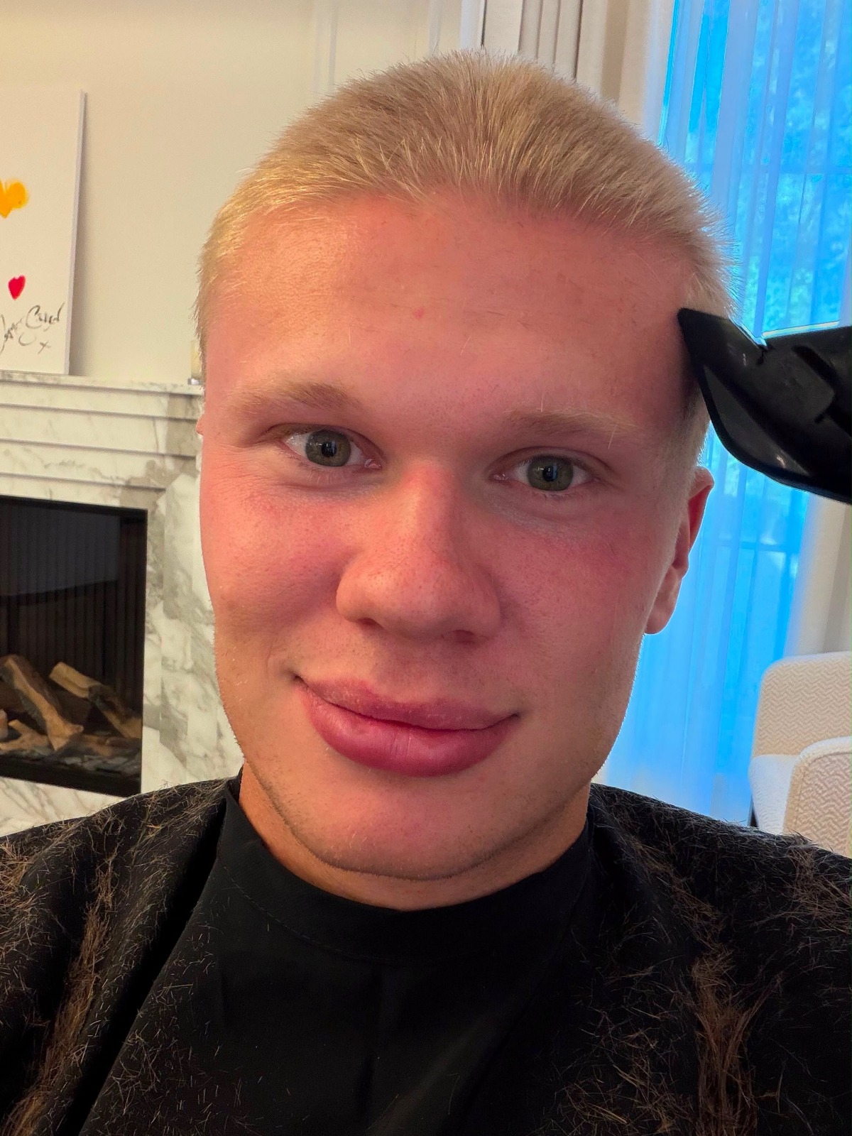 Erling Haaland Unveils New Short Hairstyle