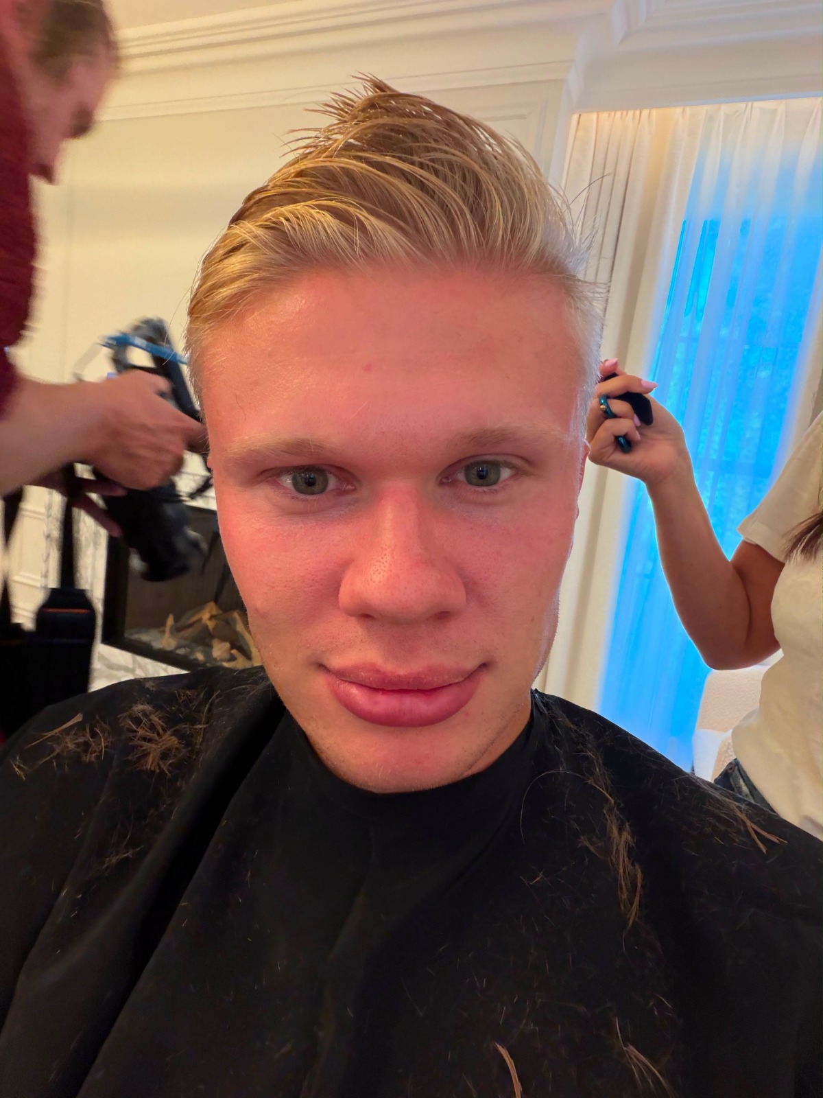 Erling Haaland Unveils New Short Hairstyle