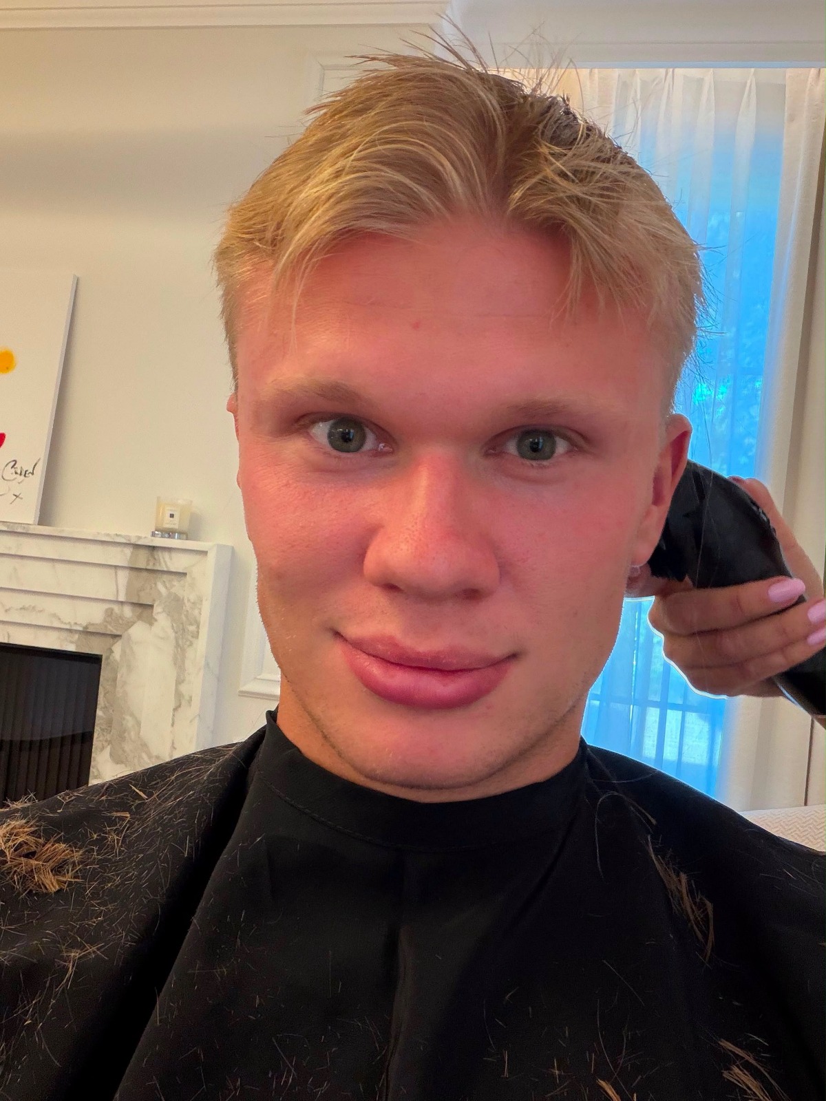 Erling Haaland Unveils New Short Hairstyle