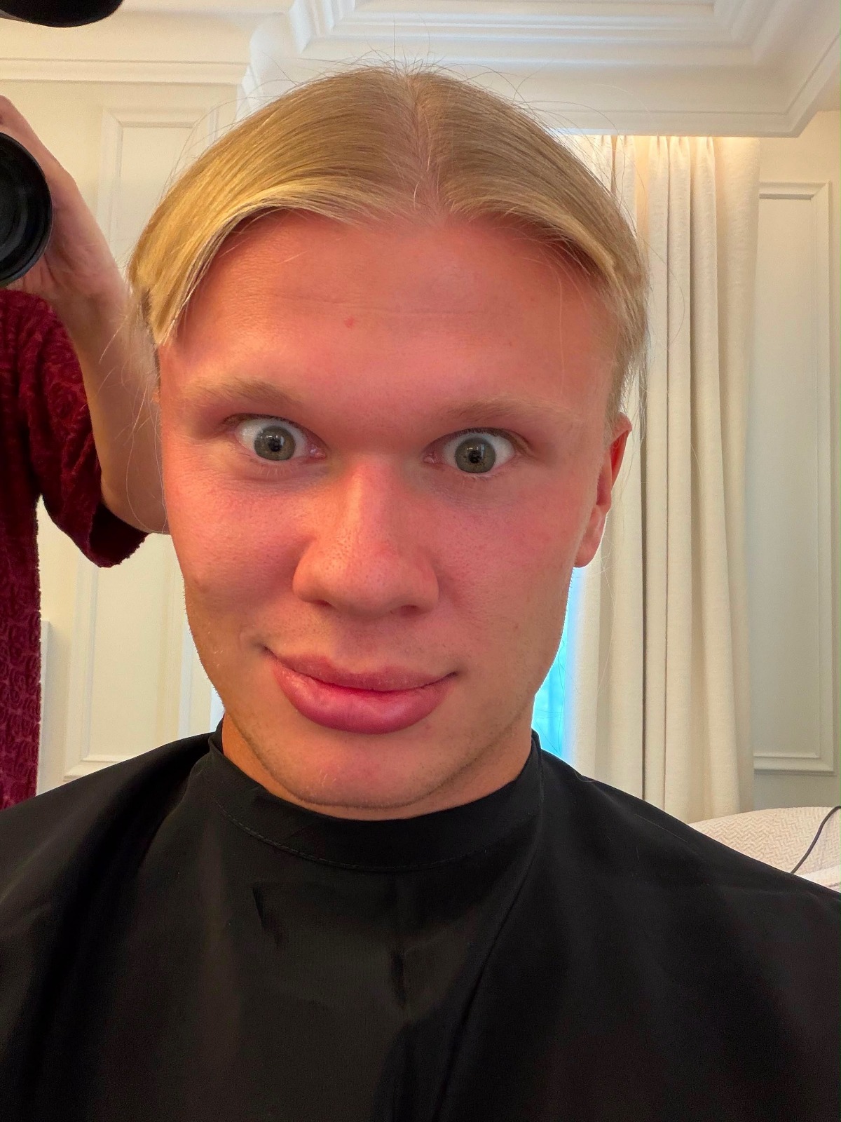 Erling Haaland Unveils New Short Hairstyle