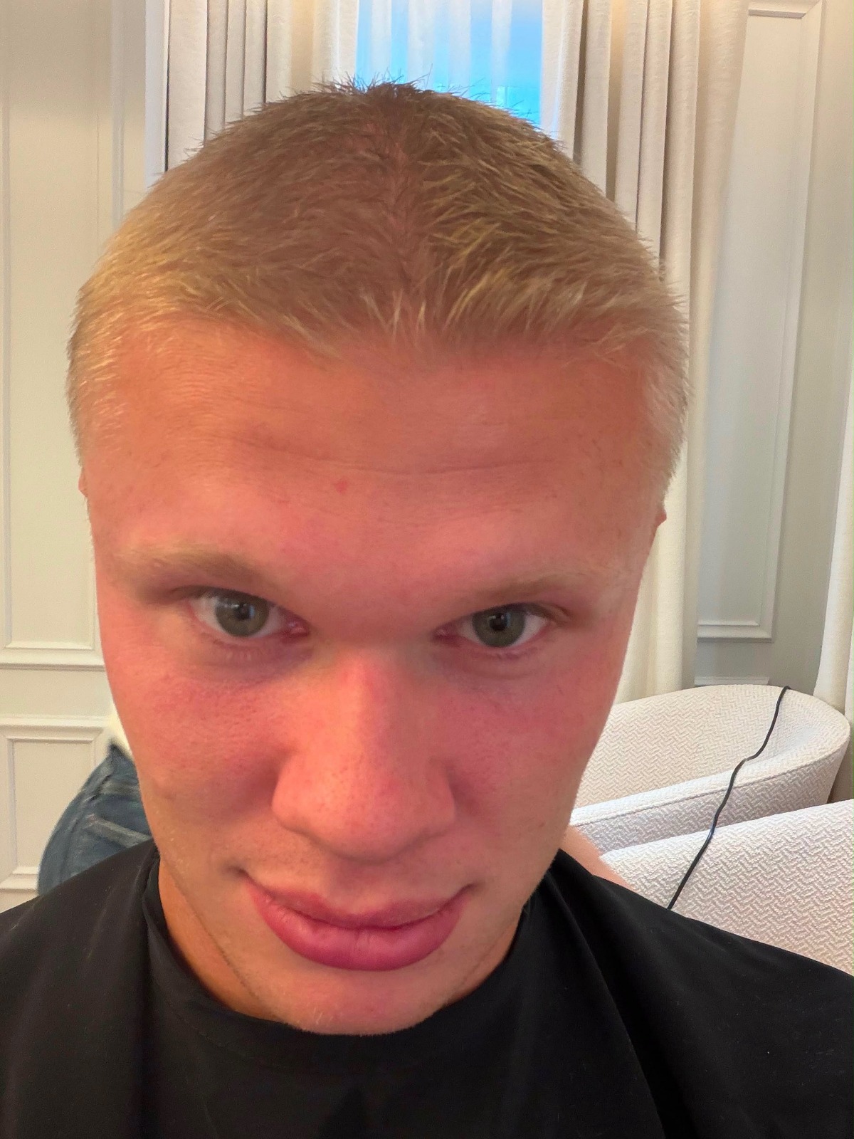 Erling Haaland Unveils New Short Hairstyle