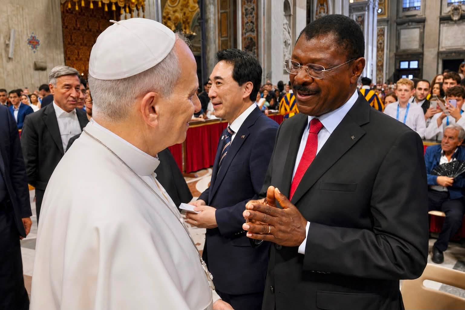 Wetang’ula Meets Pope Leo XIV at Vatican
