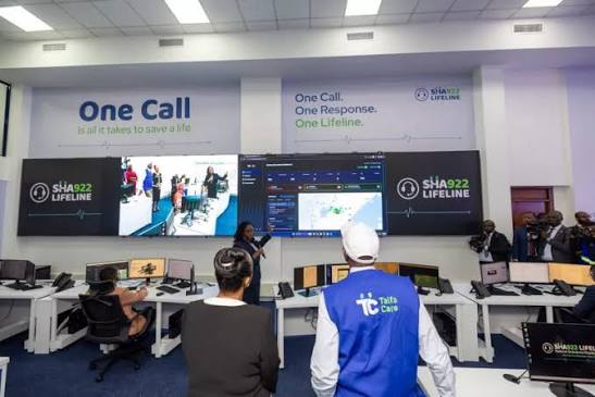 Ruto launches national ambulance dispatch center Ruto launches national ambulance dispatch center