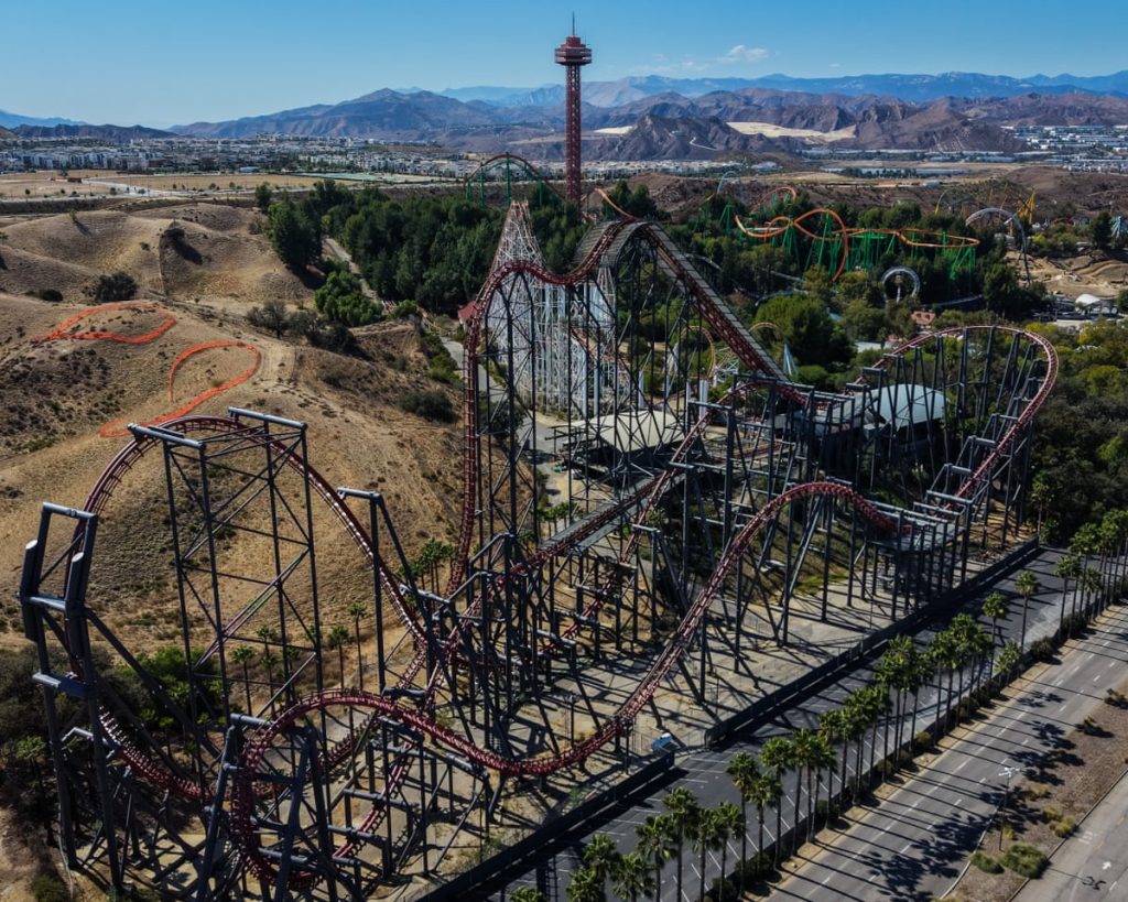 Six Flags shuts down X2 rollercoaster after hundreds allege brain injuries