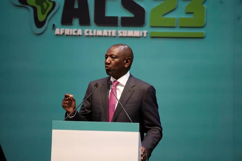 Ruto tells Africa to take lead in climate action to create jobs Ruto tells Africa to take lead in climate action to create jobs