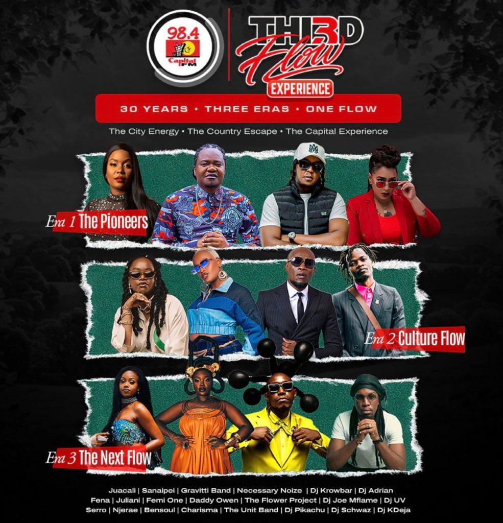 Capital FM turns 30 with Third Flow Experience putting Kenyan music centre stage